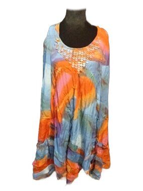 Denim 24/7™ Multicolor Tie-Dye Sleeveless Dress